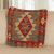 Kézi szövésű Kilim párnahuzat 45x45 afgán díszpárna