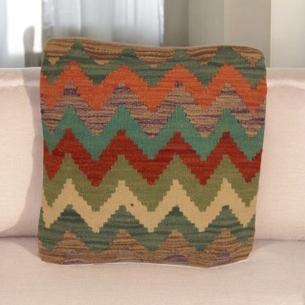 Kézi szövésű Kilim párnahuzat 45x45 afgán díszpárna