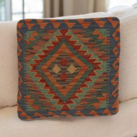Kézi szövésű párna 45x45 Kilim párnahuzat