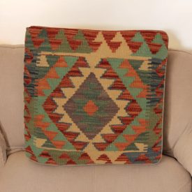 Kézi szövésű párnahuzat 45x45 Kilim díszpárna
