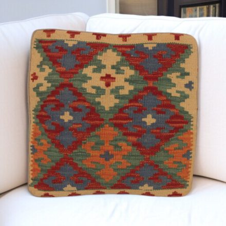 Kilim díszpárna 45x45 kézi szövésű párnahuzat