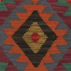 Kilim díszpárna 45x45 kézi szövésű párnahuzat