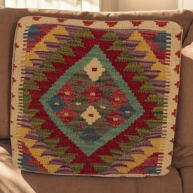 Kilim párna 45x45 kézi szövésű párnahuzat