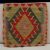 Kilim párnahuzat 45x45 kézi szövésű díszpárna