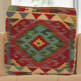 Kilim párnahuzat 45x45 kézi szövésű díszpárna