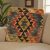 Kézi szövésű Kilim párnahuzat 45x45 afgán díszpárna