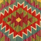 Kézi szövésű Kilim párnahuzat 45x45 afgán díszpárna