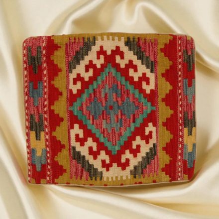 Kézi szövésű Kilim párnahuzat 45x45 afgán díszpárna
