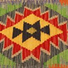 Kézi szövésű Kilim párnahuzat 45x45 afgán díszpárna