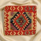 Kézi szövésű párnahuzat 45x45 Kilim díszpárna