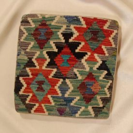 Kézi szövésű párnahuzat 45x45 Kilim díszpárna