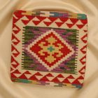 Kézi szövésű párnahuzat 45x45 Kilim díszpárna