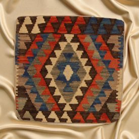 Kézi szövésű párnahuzat 45x45 Kilim díszpárna