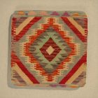 Kilim díszpárna 45x45 kézi szövésű párnahuzat
