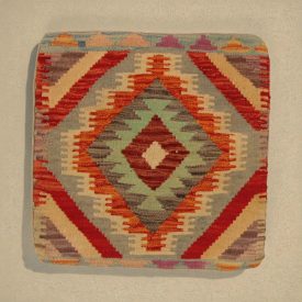 Kilim díszpárna 45x45 kézi szövésű párnahuzat