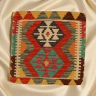 Kilim díszpárna 45x45 kézi szövésű párnahuzat