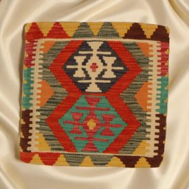 Kilim díszpárna 45x45 kézi szövésű párnahuzat