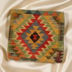 Kilim díszpárna 45x45 kézi szövésű párnahuzat
