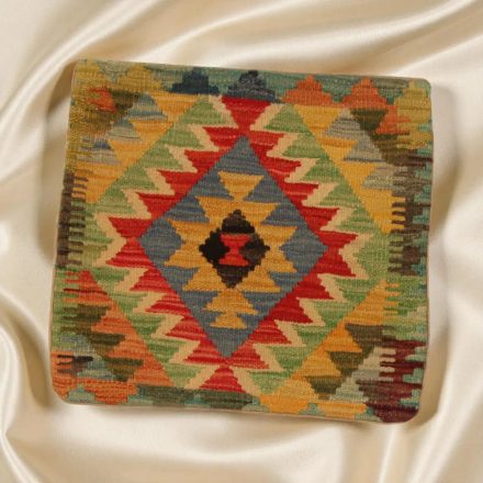 Kilim díszpárna 45x45 kézi szövésű párnahuzat