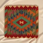 Kilim díszpárna 45x45 kézi szövésű párnahuzat