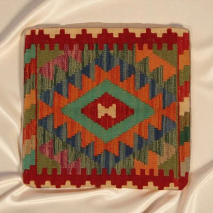 Kilim díszpárna 45x45 kézi szövésű párnahuzat