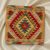 Kilim díszpárna 45x45 kézi szövésű párnahuzat