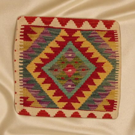 Kilim díszpárna 45x45 kézi szövésű párnahuzat