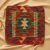 Kilim díszpárna 45x45 kézi szövésű párnahuzat