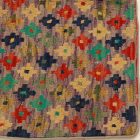 Kilim díszpárna 45x45 kézi szövésű párnahuzat