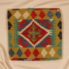Kilim díszpárna 45x45 kézi szövésű párnahuzat