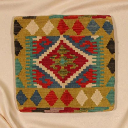 Kilim díszpárna 45x45 kézi szövésű párnahuzat