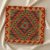 Kilim díszpárna 45x45 kézi szövésű párnahuzat