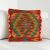 Afgán Kilim párnahuzat 40x40 kézi szövésű párna