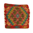 Afgán Kilim párnahuzat 40x40 kézi szövésű párna