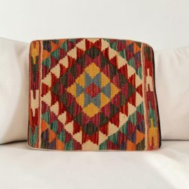 Afgán Kilim párnahuzat 40x50 kézi szövésű párna
