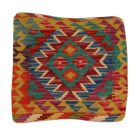 Afgán Kilim párnahuzat 40x40 kézi szövésű párna