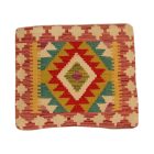 Afgán Kilim párnahuzat 45x40 kézi szövésű párna