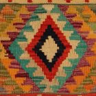 Afgán Kilim párnahuzat 40x40 kézi szövésű párna
