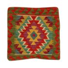 Afgán Kilim párnahuzat 40x40 kézi szövésű párna