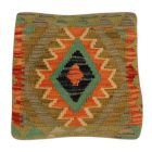 Afgán Kilim párnahuzat 40x40 kézi szövésű párna