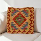 Afgán Kilim párnahuzat 40x40 kézi szövésű párna