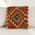 Afgán Kilim párnahuzat 40x40 kézi szövésű párna
