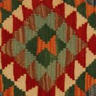 Afgán Kilim párnahuzat 40x40 kézi szövésű párna