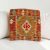 Kézi szövésű díszpárna 40x40 Kilim párnahuzat