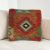 Kézi szövésű díszpárna 40x40 Kilim párnahuzat