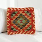Kézi szövésű díszpárna 40x40 Kilim párnahuzat