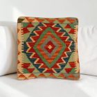 Kézi szövésű díszpárna 40x40 Kilim párnahuzat