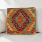Kézi szövésű díszpárna 40x40 Kilim párnahuzat