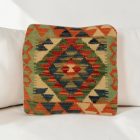 Kézi szövésű díszpárna 40x40 Kilim párnahuzat