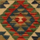 Kézi szövésű díszpárna 40x40 Kilim párnahuzat